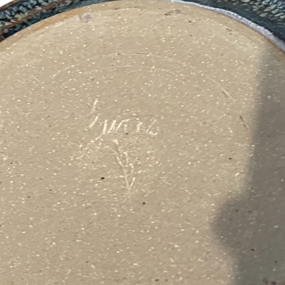 Vintage Midcentury Studio Pottery Plate with Pine Tree Design, Wall Decor - Picture 6 of 8